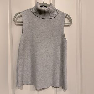 ZARA grey sleeveless turtle neck sweater